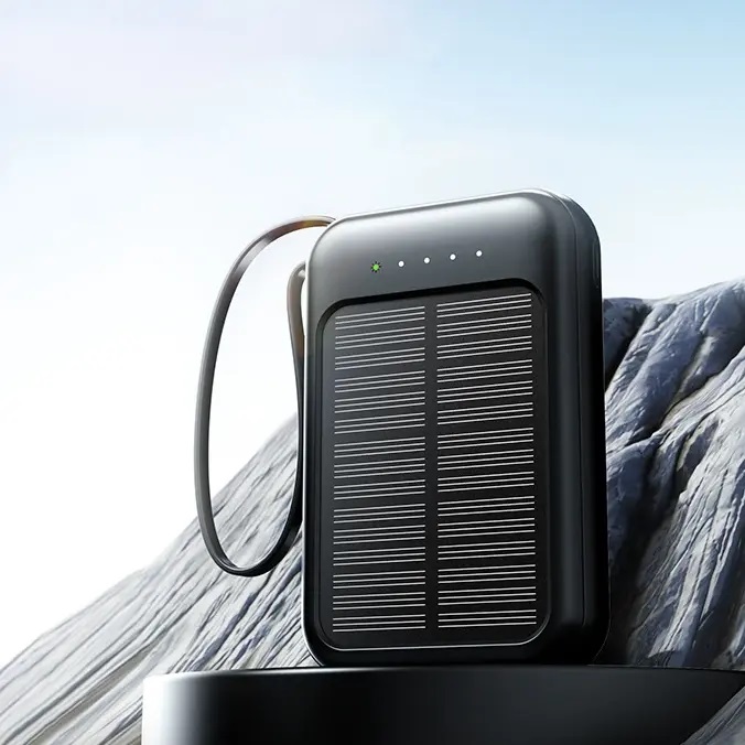 太陽能四線行動電源