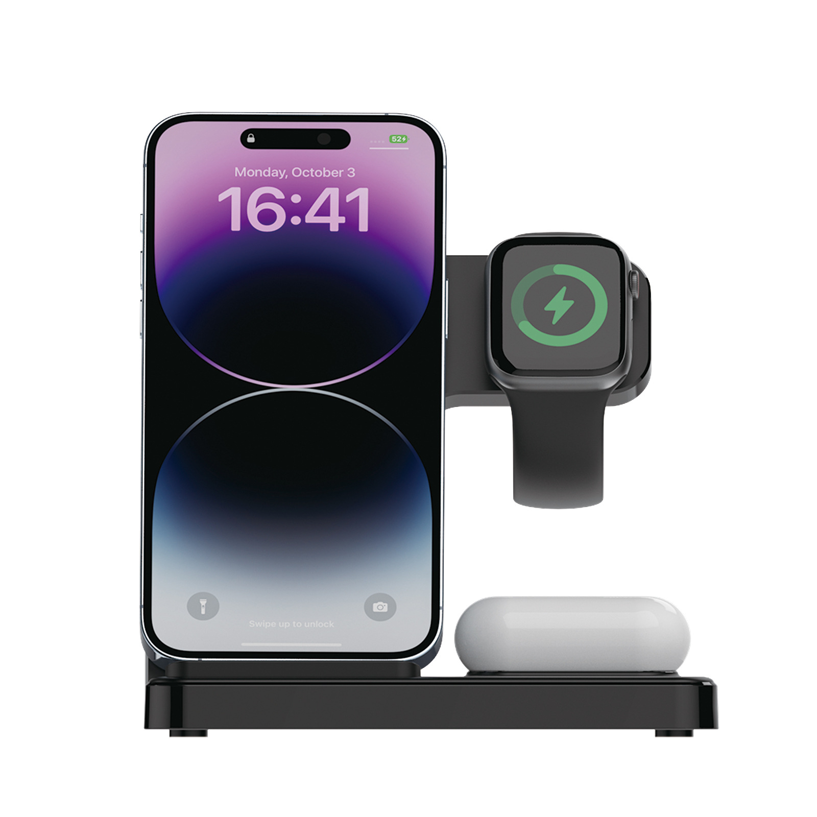 三合一無線充支架