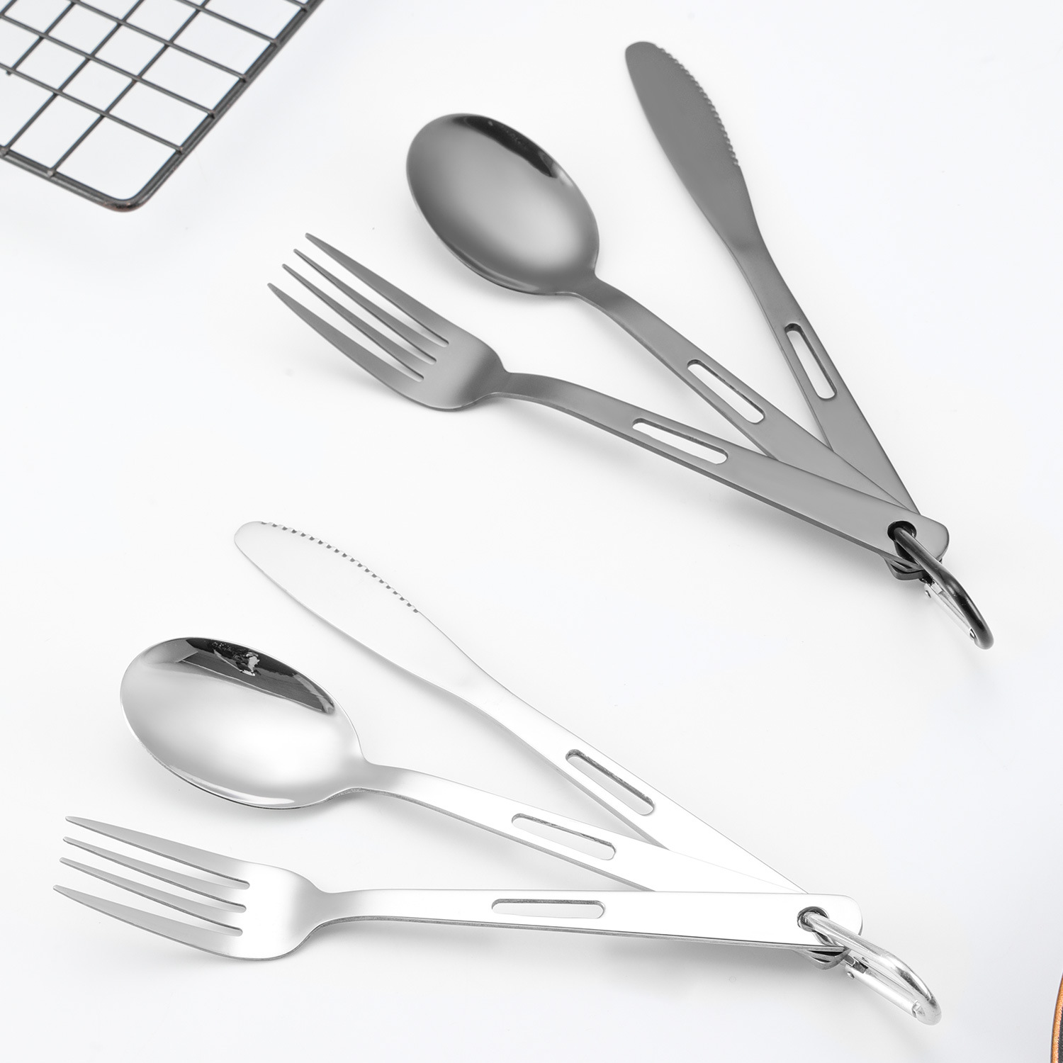 登山扣戶外三件套餐具