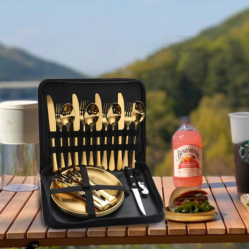 戶外露營餐具套裝