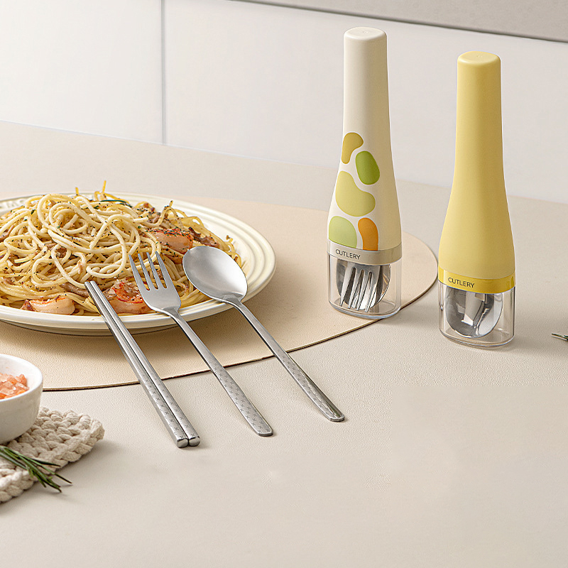便攜不鏽鋼餐具套裝