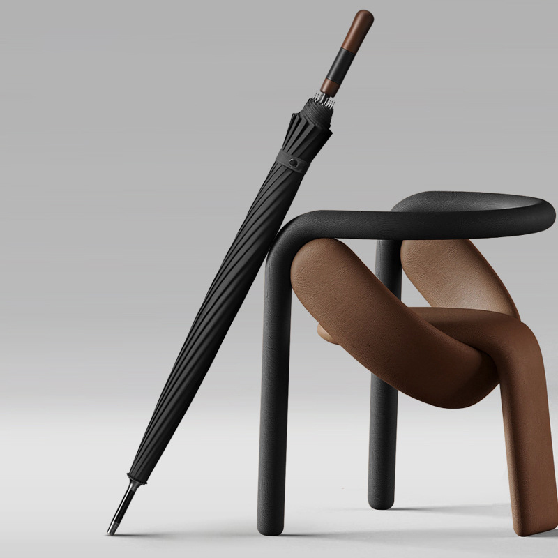 16骨實木直柄傘