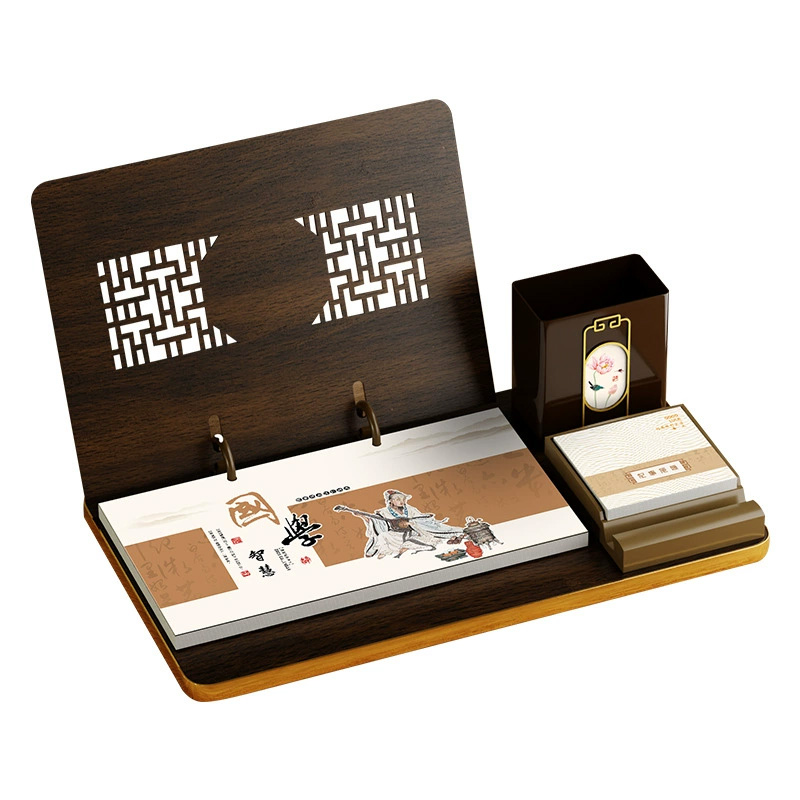 木質筆筒多變遷日曆