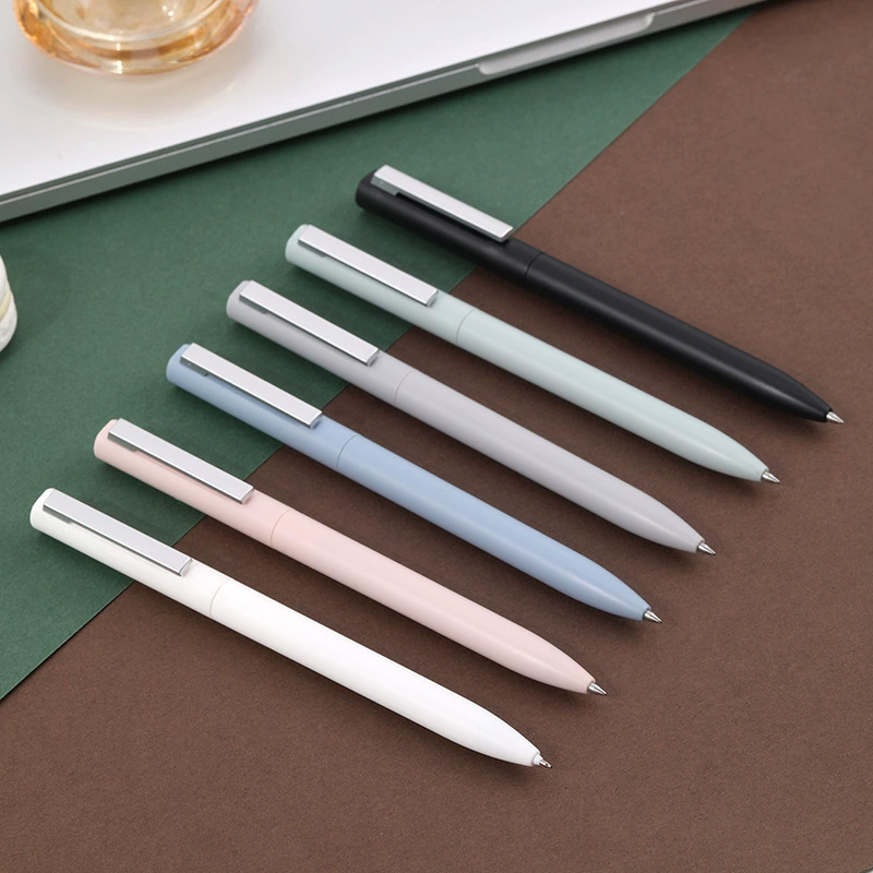 中性重手感旋轉logo定制筆