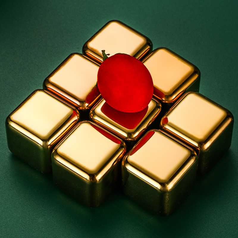 304不鏽鋼金色頭冰粒