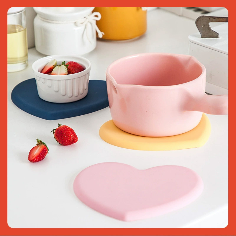 心形高溫硅膠台墊