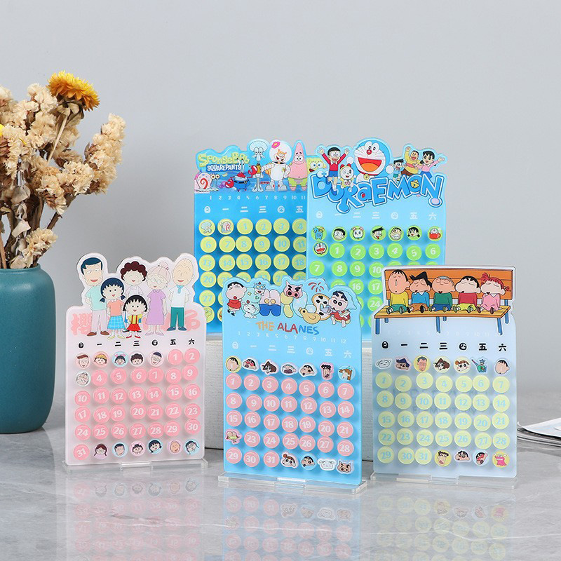 亞克力日曆禮品定制 透明材質台曆