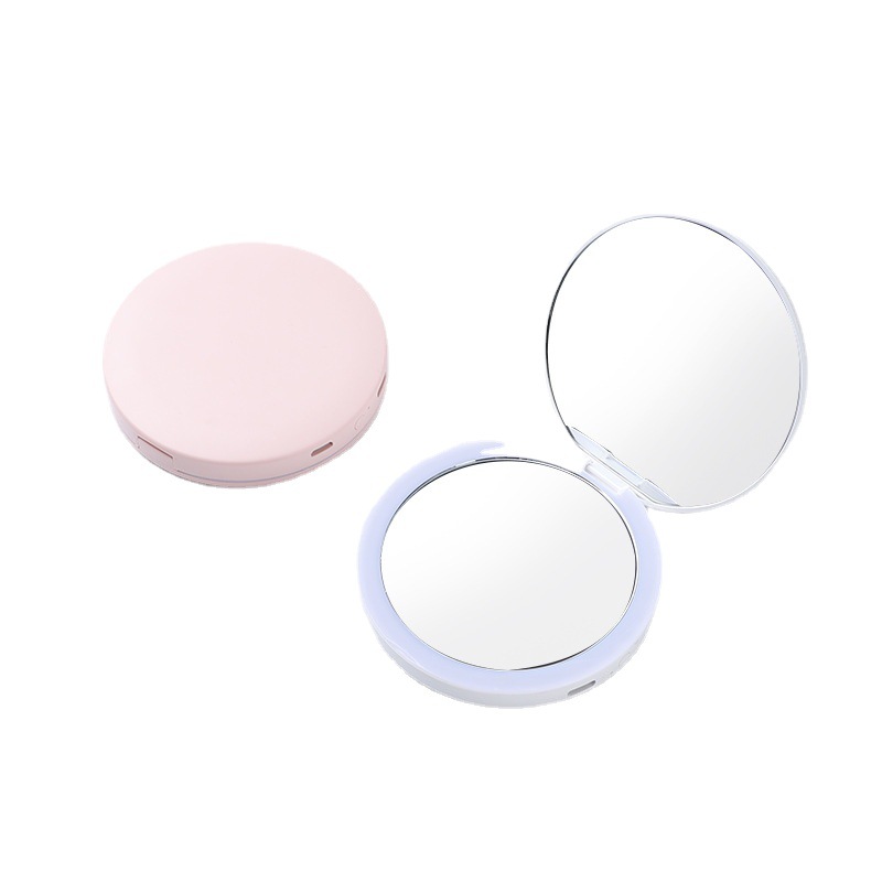 LED雙面摺疊補光放大化妝鏡