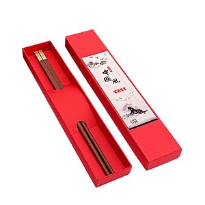 木質禮盒裝刻字筷子