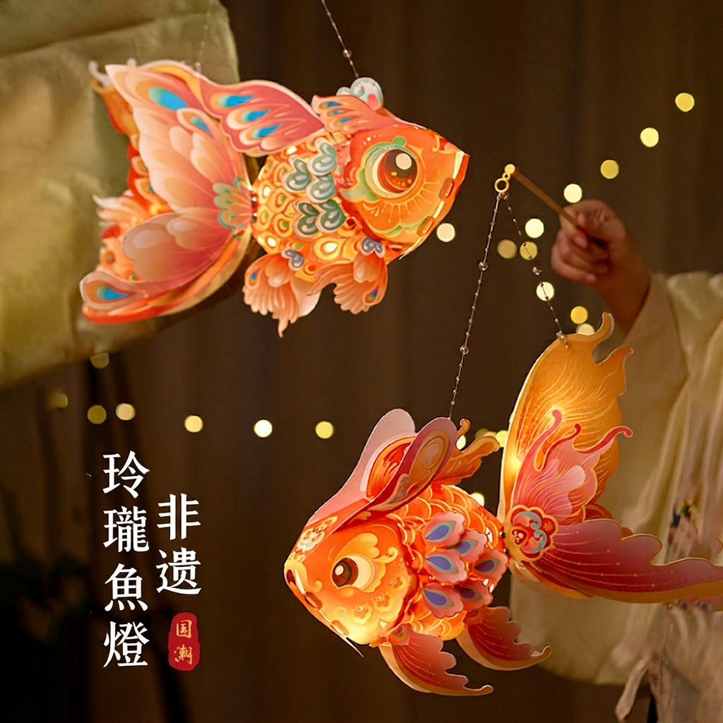 中秋非遺玲瓏魚燈 DIY