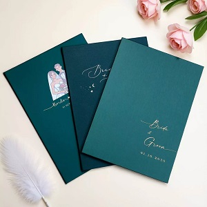 珠光PU皮革結婚證書套