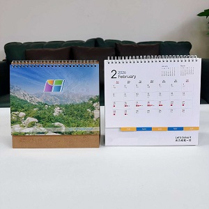 環保再生紙桌曆臺歷