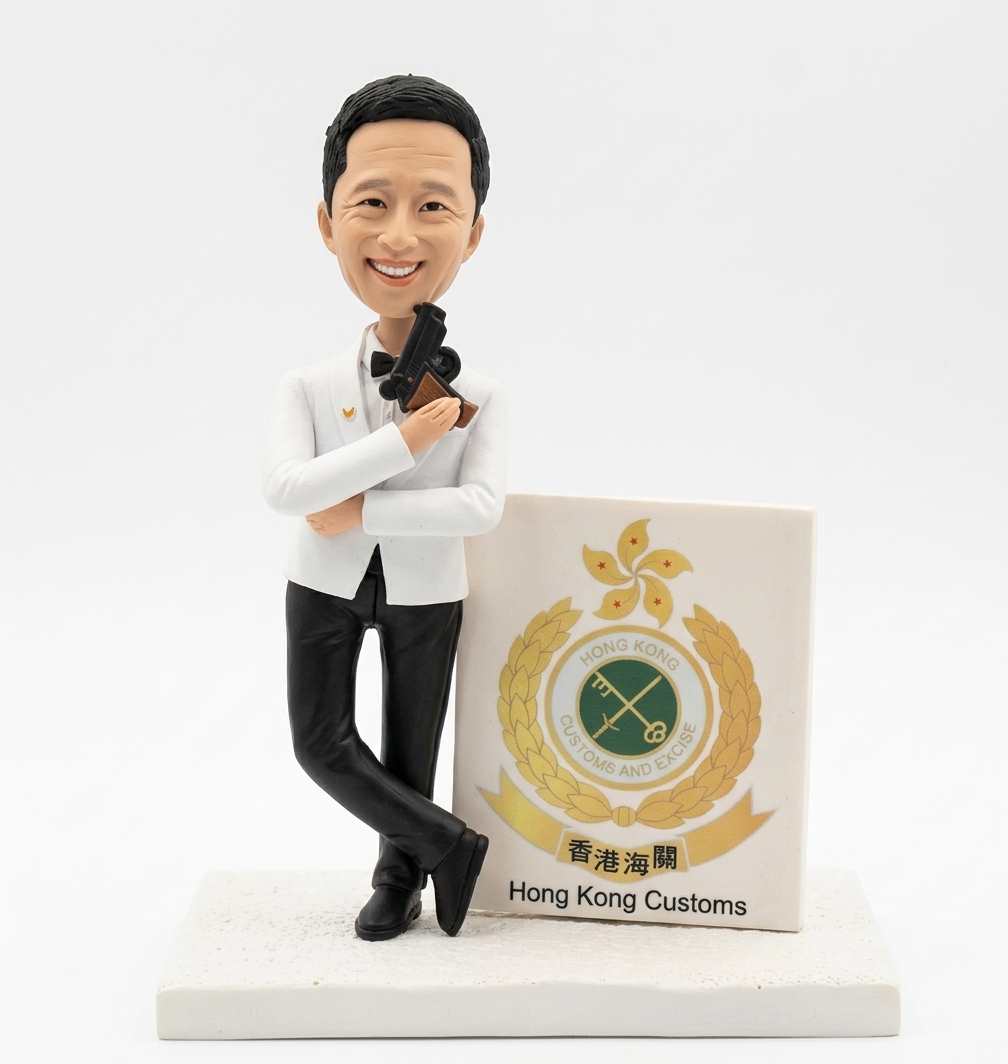海關制服公仔軟陶訂製