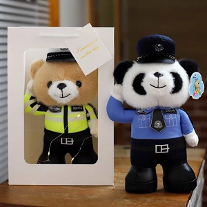 香港警察小熊毛絨公仔訂製