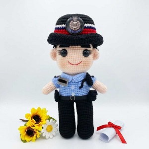 香港警察公仔訂製鉤織公仔