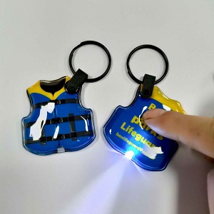 軟膠 LED 燈鑰匙扣