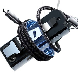 迷你磁吸鋼夾鑰匙扣手電筒