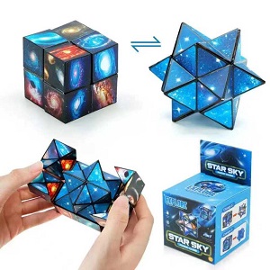 3D 立體變形減壓星空魔方