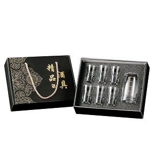 客製化一壺六杯白酒酒具組