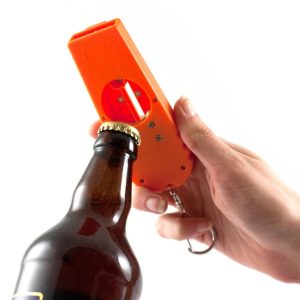 Open-bottle launcher