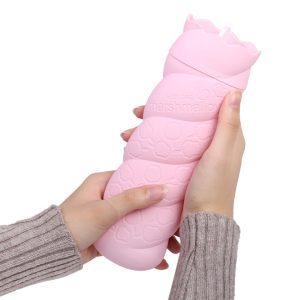 Portable heated hot water bottles
