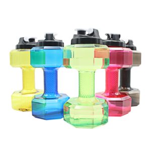Dumbbell water bottles