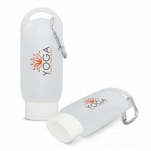 Carabiner hand sanitizer gel