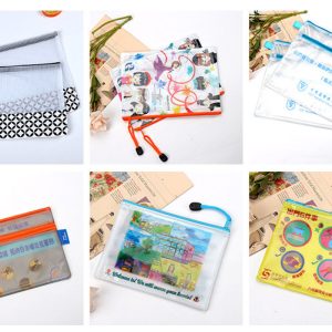 Zippered document pocket