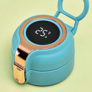 Intelligent digital display bouncing thermos cup