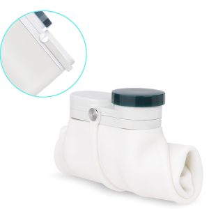 Square silicone folding water bottle