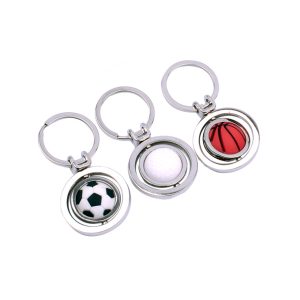 Ball-shaped keychains