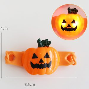 Halloween pumpkin glow bracelet
