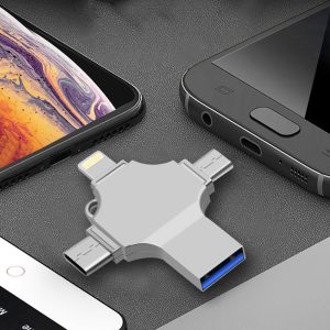 4-in-1 cross metal USB