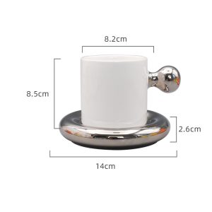 Minimalist design coffee cups