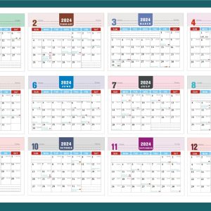 Business can be remembered desk calendar
