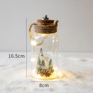 Christmas ambience glass night light