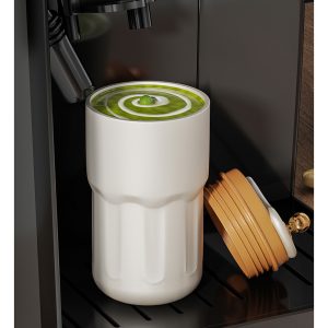 Double-walled stainless steel mug
