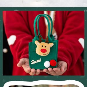 Christmas carry-on felt bag