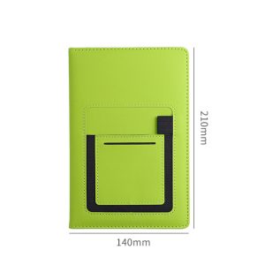 A5 notepad with card holder