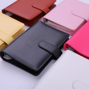 Imitation leather loose-leaf notepad