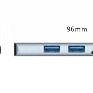 5-in-1 USB extender with card reader