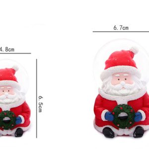 Christmas crystal ball table ornament