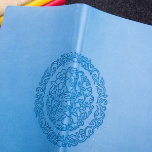 A6 multi-color notepad with color edges
