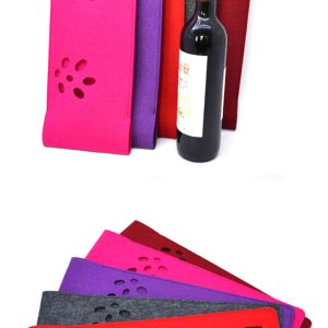 Creative openwork hand-held wine bag