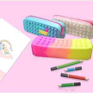 Creative silicone pen case