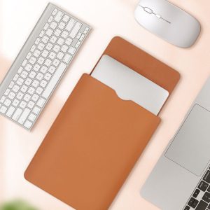 Portable PU computer storage bag