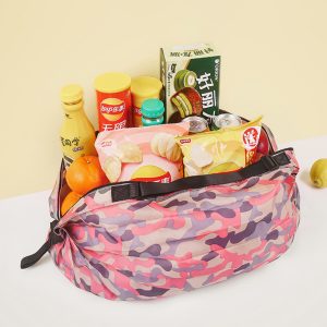Creative folding and portable storage eco-friendly bag