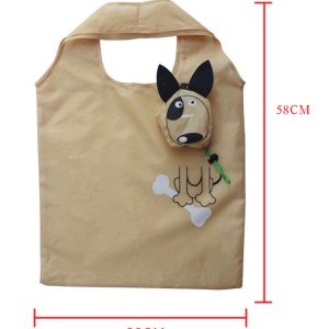 Puppy shaped eco-friendly folding bag