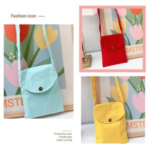 Wear it in a mini canvas bag crossbody