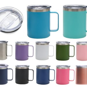 12oz straight body thermos mug